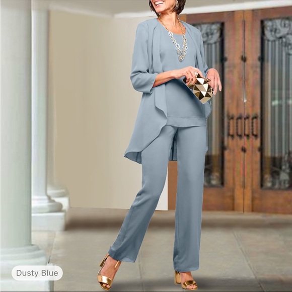 LanTing Light in the Box NWT 3 piece formal pantsuit size 10 in Regency (purple) - Picture 2 of 6